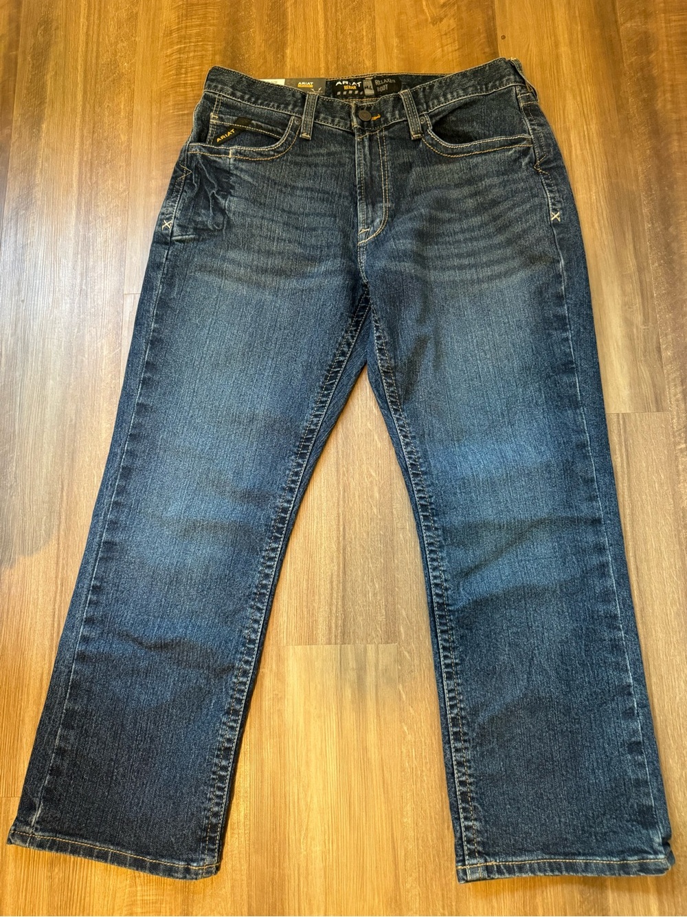 Ariat Dark Blue Straight Leg Men's Jeans